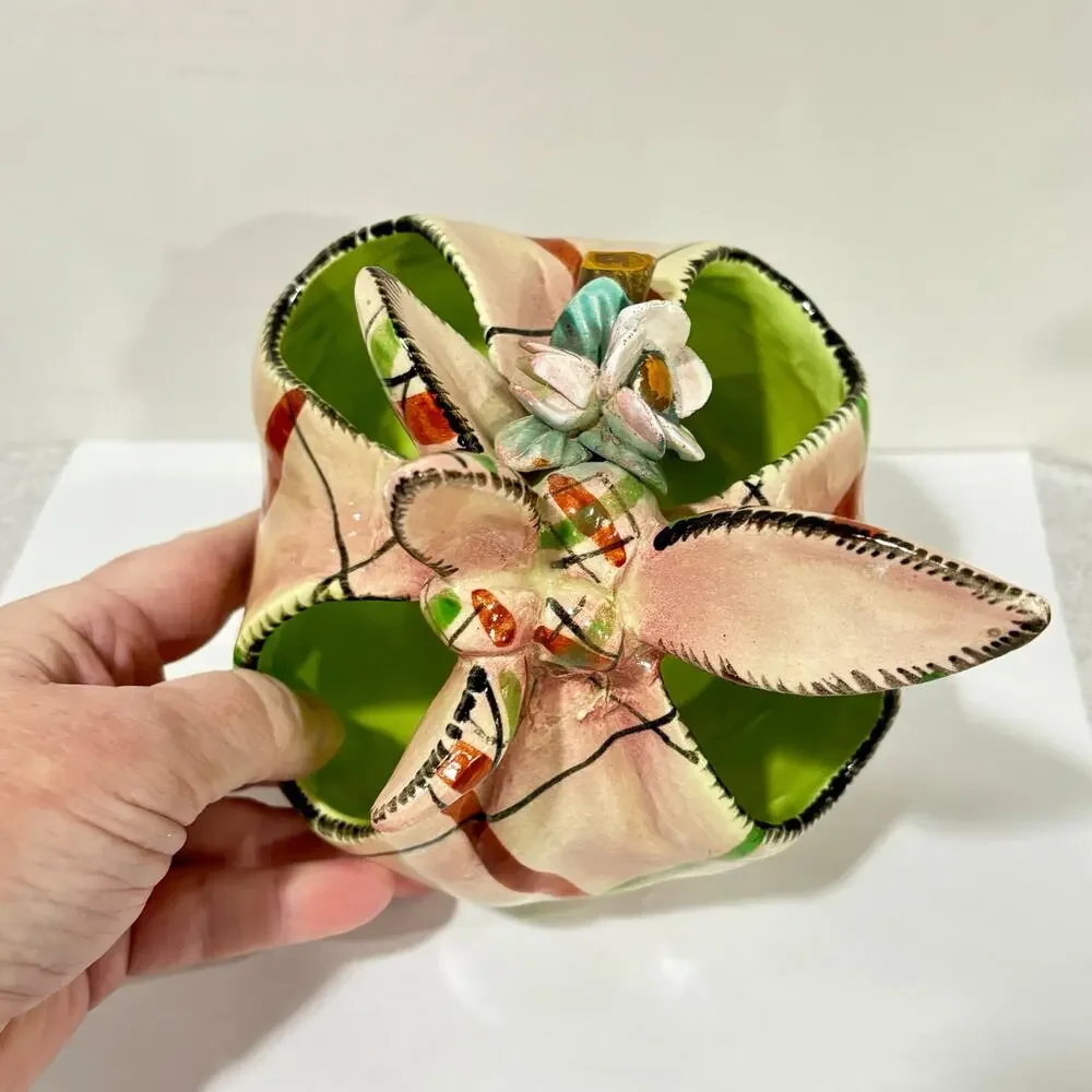 Unique vintage vase porcelain ceramic colorful novelty home decor container